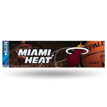 Rico Industries Miami Heat Decal Bumper Sticker Glitter 9474682708
